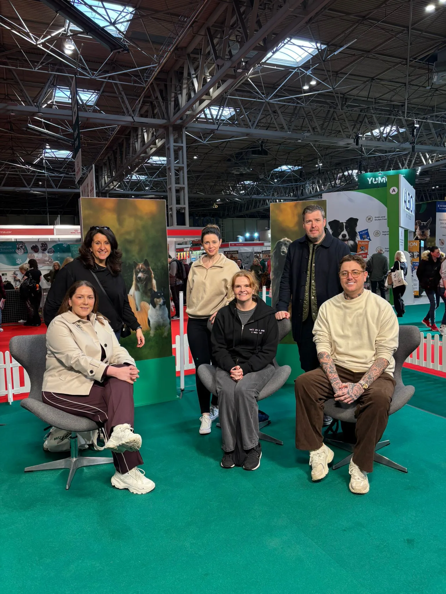 Representatives at Crufts