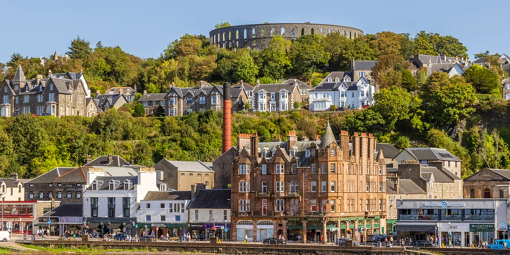 McCaig's Tower looking over Oban bay